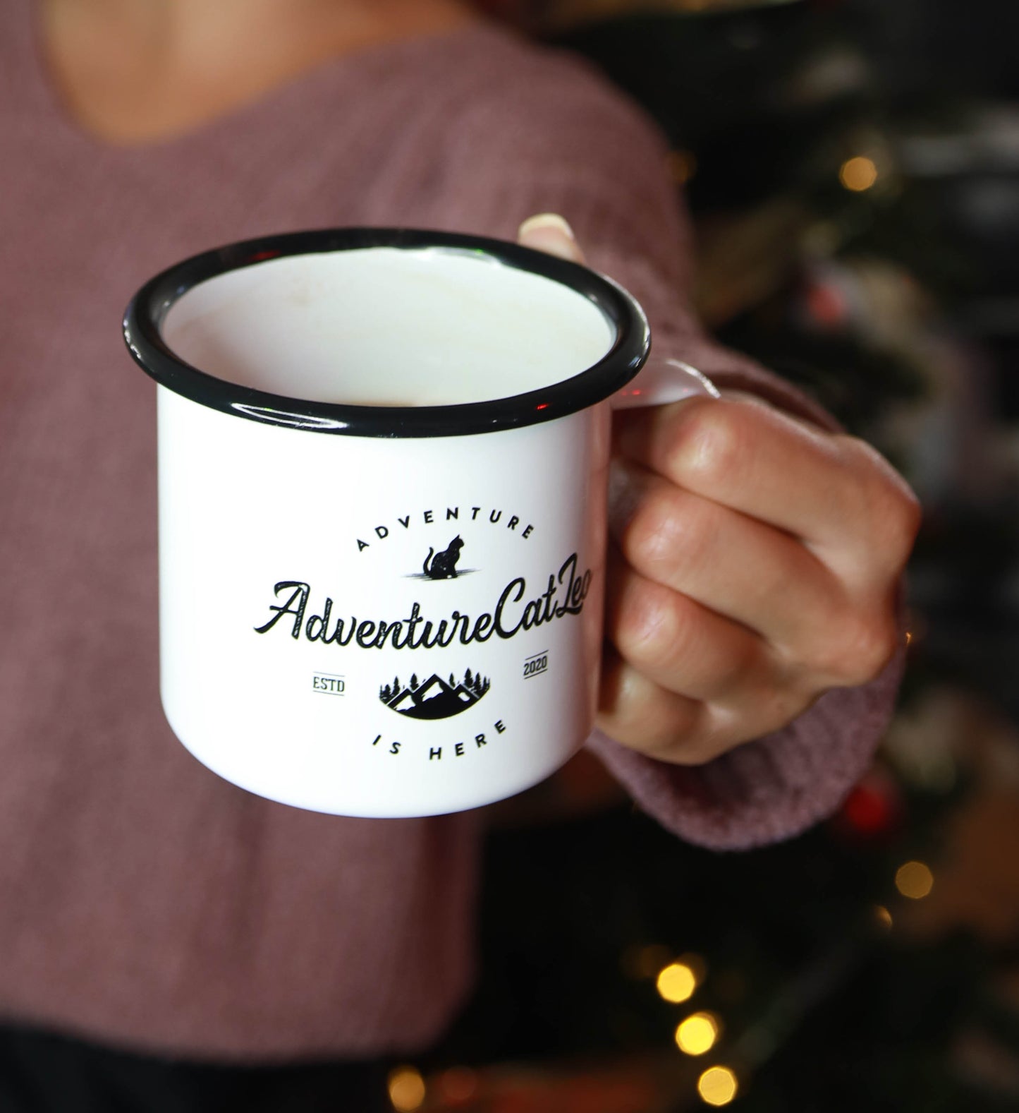 Vintage Stainless Steel Adventure Mug